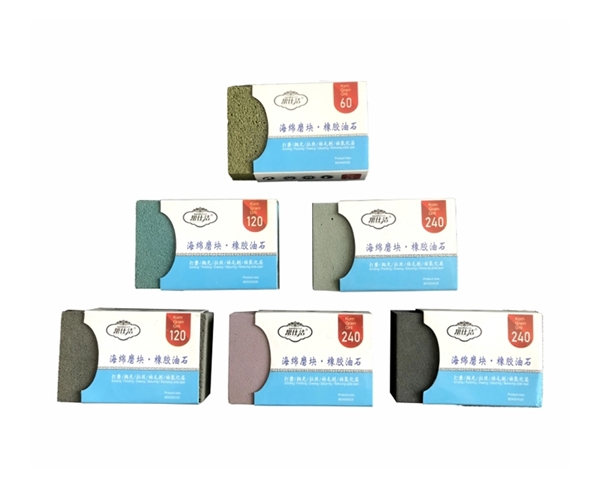 Elastic cleaning grinding block